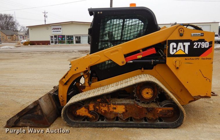 image for item KU9877 2017 Caterpillar 279D  tracked skid steer loader