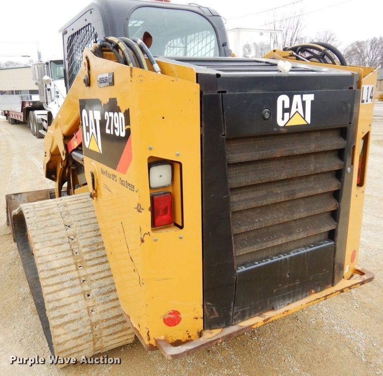 image for item KU9877 2017 Caterpillar 279D  tracked skid steer loader
