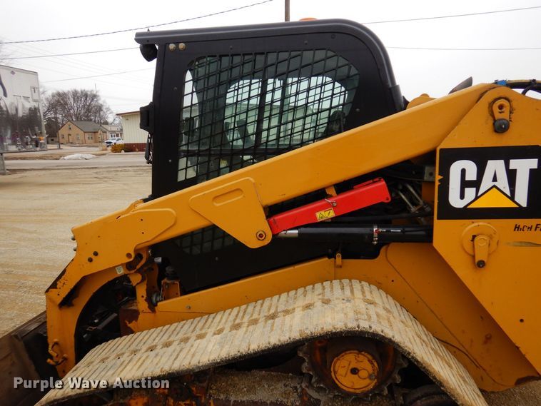 image for item KU9877 2017 Caterpillar 279D  tracked skid steer loader