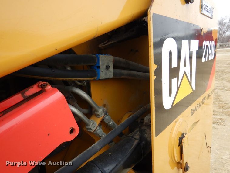 image for item KU9877 2017 Caterpillar 279D  tracked skid steer loader