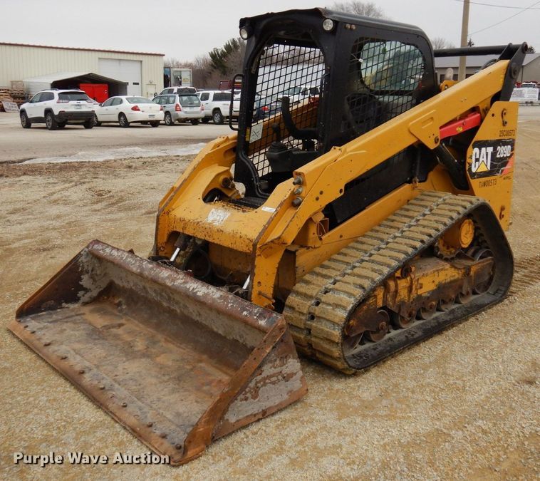 image for item KU9878 2014 Caterpillar 289D  tracked skid steer loader