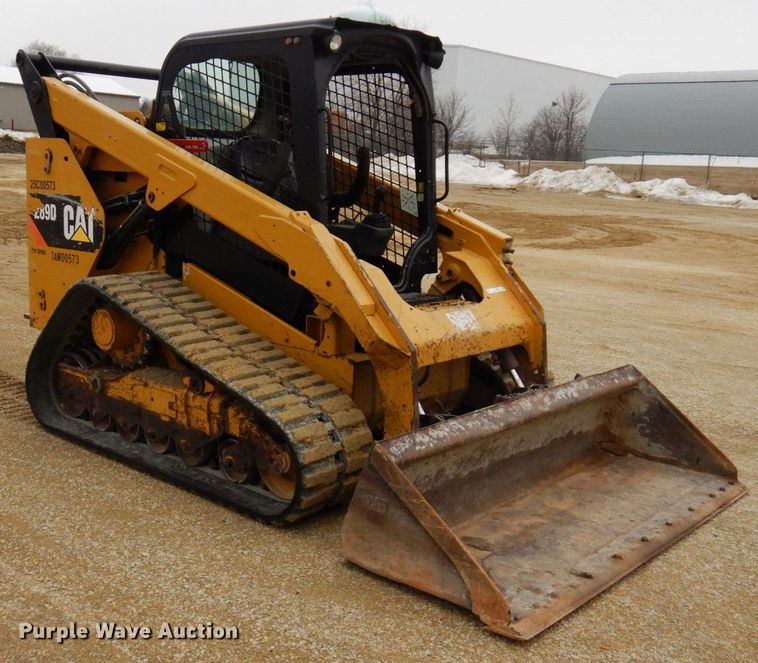 image for item KU9878 2014 Caterpillar 289D  tracked skid steer loader