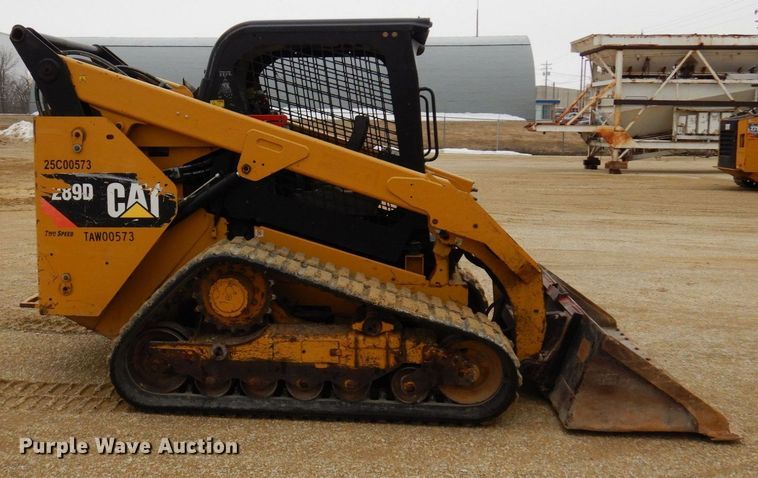 image for item KU9878 2014 Caterpillar 289D  tracked skid steer loader