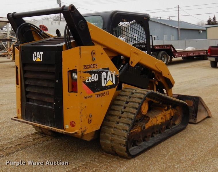 image for item KU9878 2014 Caterpillar 289D  tracked skid steer loader
