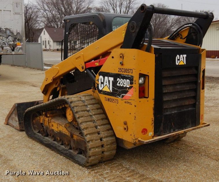 image for item KU9878 2014 Caterpillar 289D  tracked skid steer loader