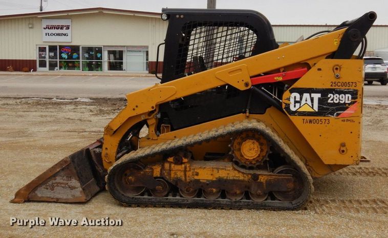 image for item KU9878 2014 Caterpillar 289D  tracked skid steer loader