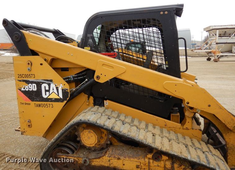 image for item KU9878 2014 Caterpillar 289D  tracked skid steer loader