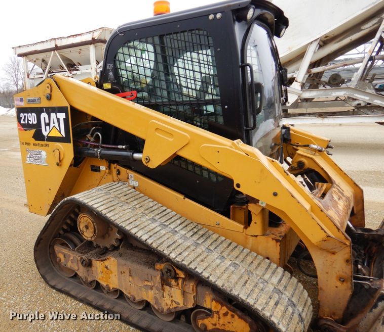 image for item KU9879 2017 Caterpillar 279D  tracked skid steer loader