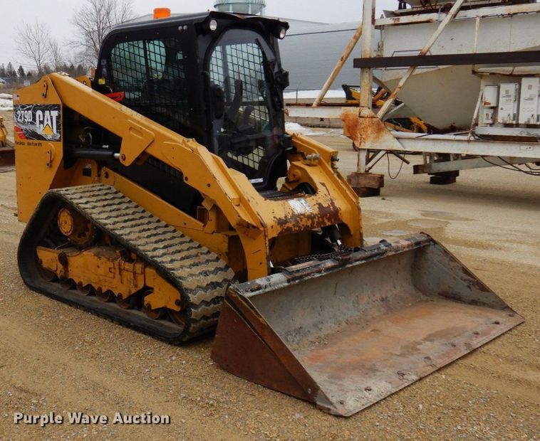 image for item KU9880 2016 Caterpillar 279D  tracked skid steer loader