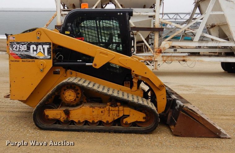 image for item KU9880 2016 Caterpillar 279D  tracked skid steer loader