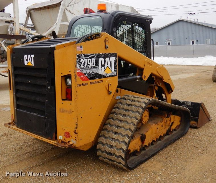 image for item KU9880 2016 Caterpillar 279D  tracked skid steer loader