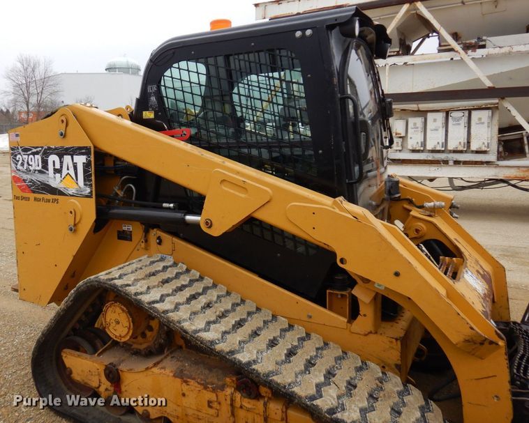 image for item KU9880 2016 Caterpillar 279D  tracked skid steer loader