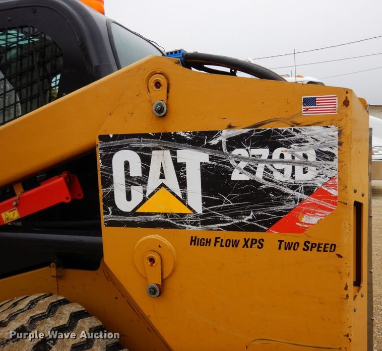 image for item KU9880 2016 Caterpillar 279D  tracked skid steer loader