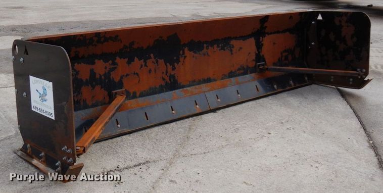 image for item KU9888 Linville  146" W wheel loader snow pusher