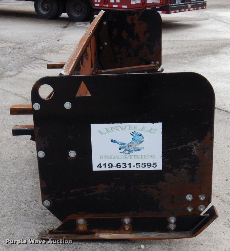 image for item KU9888 Linville  146" W wheel loader snow pusher