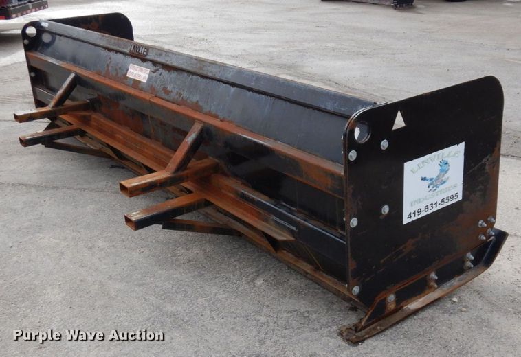 image for item KU9888 Linville  146" W wheel loader snow pusher