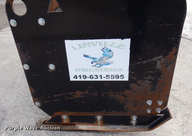 image for item KU9888 Linville  146" W wheel loader snow pusher