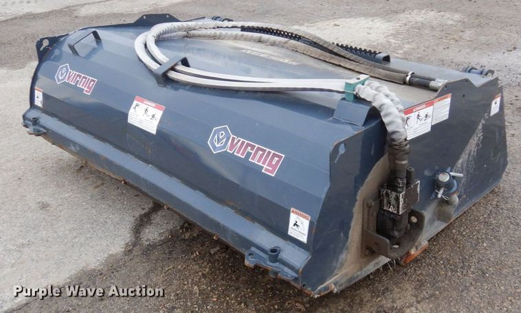 image for item KU9897 Virnig  73" W skid steer sweeper