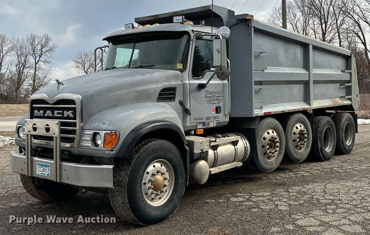 image for item KU9908 2005 Mack CV713 Granite  dump truck