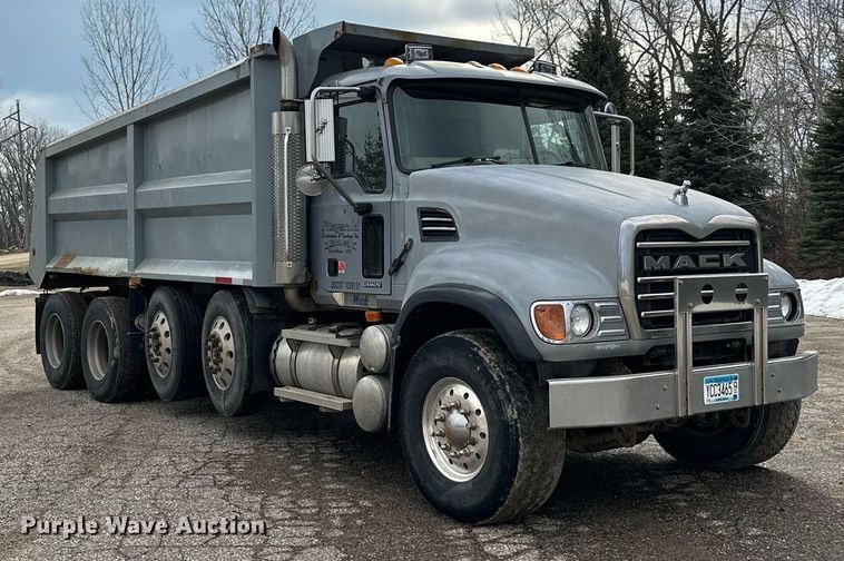 image for item KU9908 2005 Mack CV713 Granite  dump truck