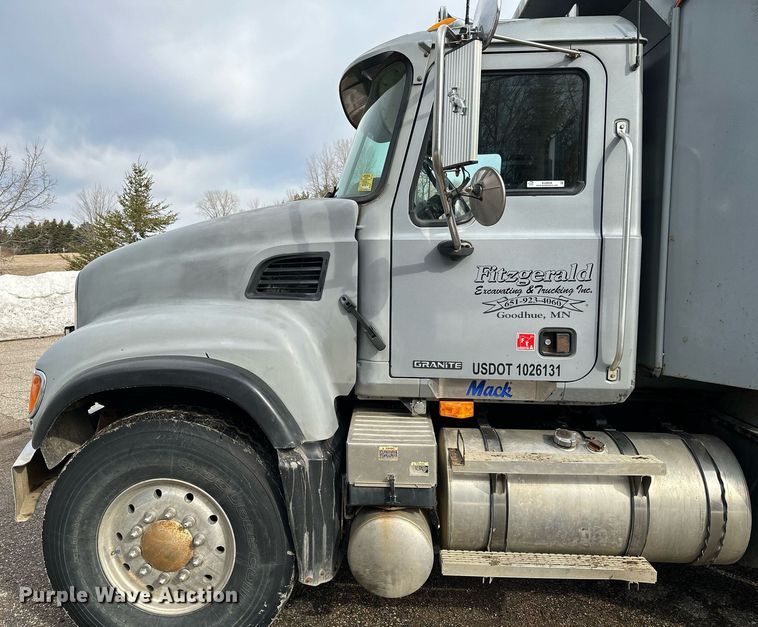 image for item KU9908 2005 Mack CV713 Granite  dump truck