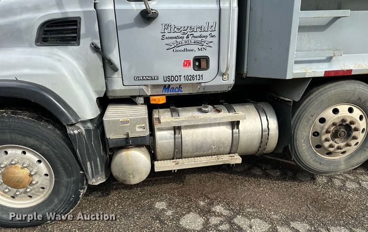 image for item KU9908 2005 Mack CV713 Granite  dump truck