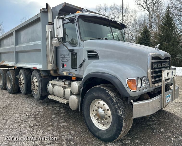 image for item KU9908 2005 Mack CV713 Granite  dump truck