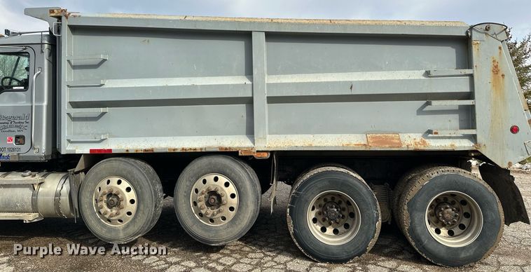 image for item KU9908 2005 Mack CV713 Granite  dump truck