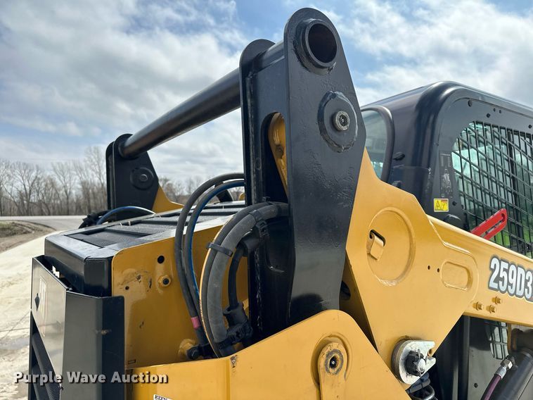 image for item KU9928 2022 Caterpillar 259D3  tracked skid steer loader