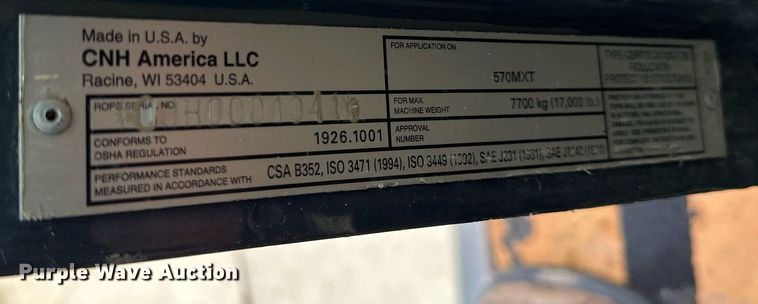 image for item KU9929 2006 Case 570MXT Turbo  landscape tractor