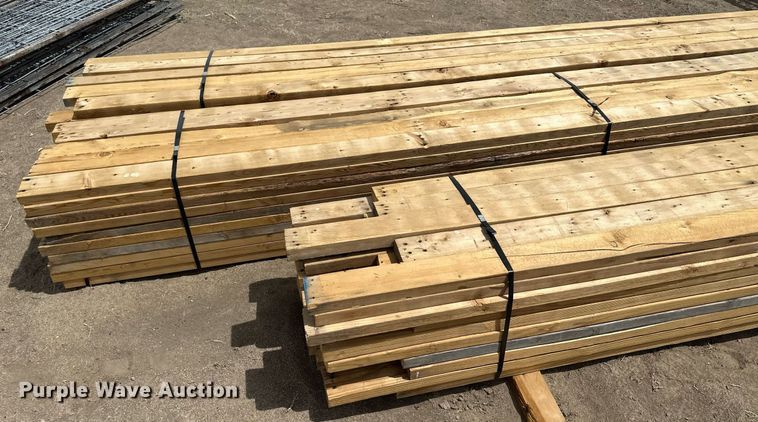 image for item KX9092 Approximately 150 pieces of 2" x 4" lumber
