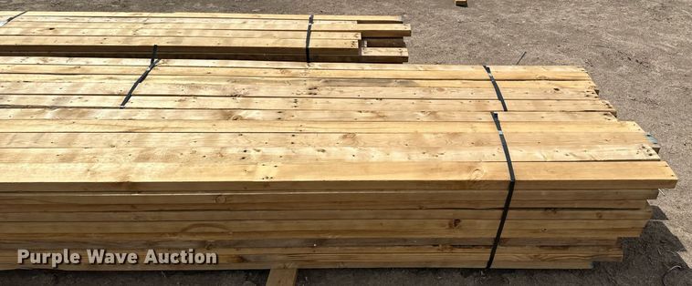 image for item KX9092 Approximately 150 pieces of 2" x 4" lumber