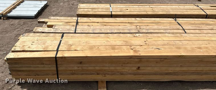 image for item KX9092 Approximately 150 pieces of 2" x 4" lumber