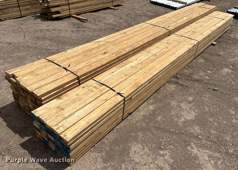 image for item KX9093 Approximately 100 pieces of 2" x 4" lumber