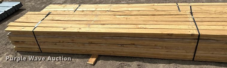 image for item KX9093 Approximately 100 pieces of 2" x 4" lumber