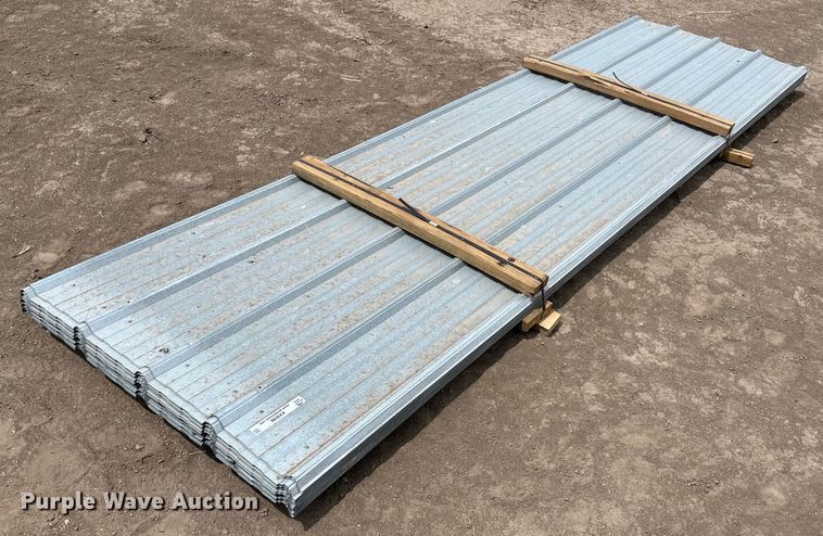image for item KX9096 Approximately 40 pieces of corrugated metal
