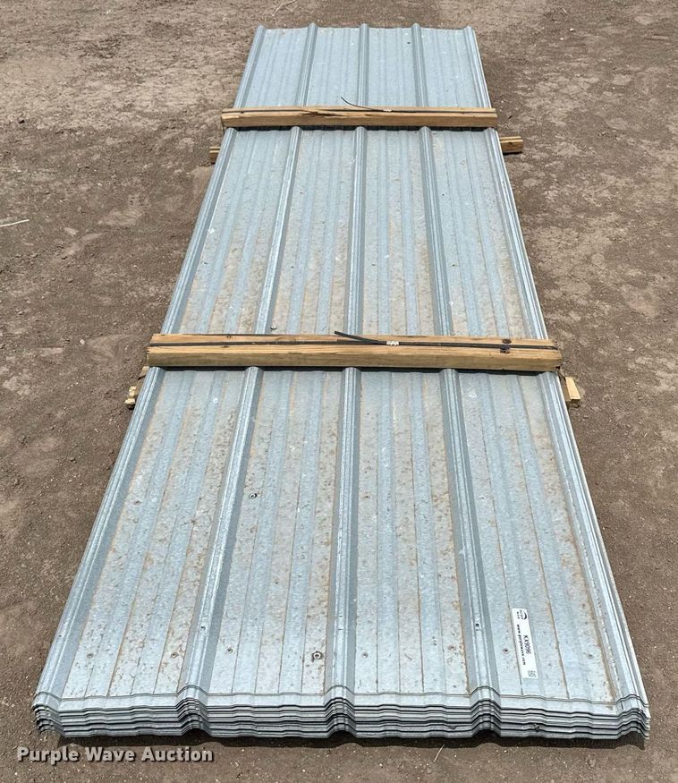 image for item KX9096 Approximately 40 pieces of corrugated metal