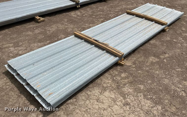 image for item KX9096 Approximately 40 pieces of corrugated metal