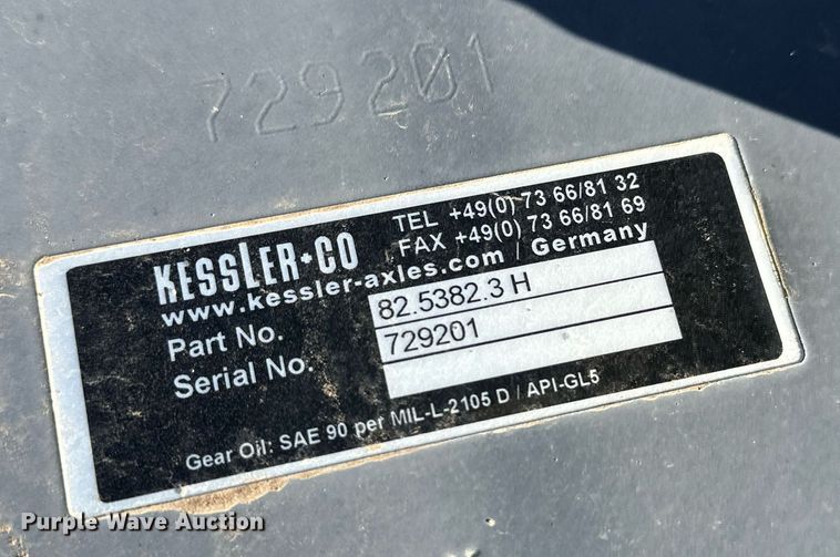 image for item KX9119 (2) Kessler truck axles