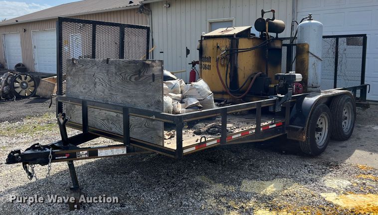 image for item LA9885 2011 SealMaster Crack Pro 100 Skid  crack sealer with 2011 Heartland trailer