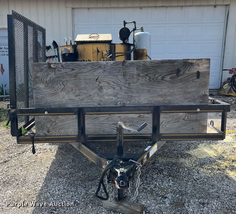 image for item LA9885 2011 SealMaster Crack Pro 100 Skid  crack sealer with 2011 Heartland trailer