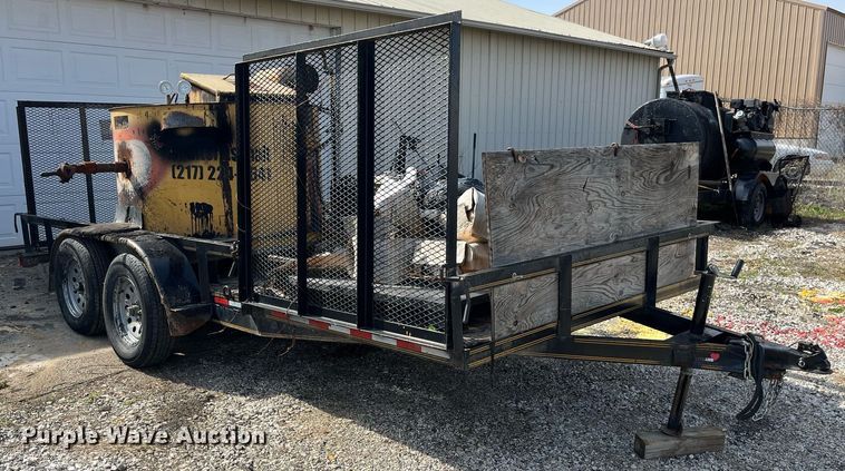 image for item LA9885 2011 SealMaster Crack Pro 100 Skid  crack sealer with 2011 Heartland trailer