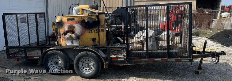 image for item LA9885 2011 SealMaster Crack Pro 100 Skid  crack sealer with 2011 Heartland trailer