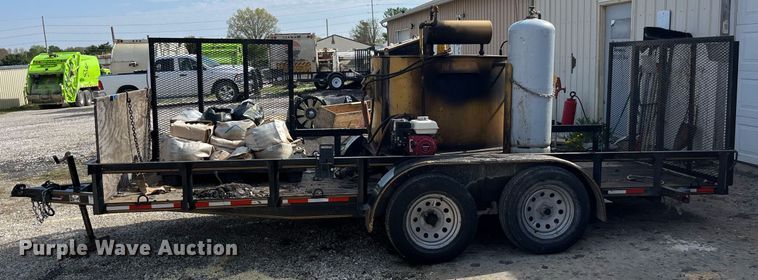 image for item LA9885 2011 SealMaster Crack Pro 100 Skid  crack sealer with 2011 Heartland trailer