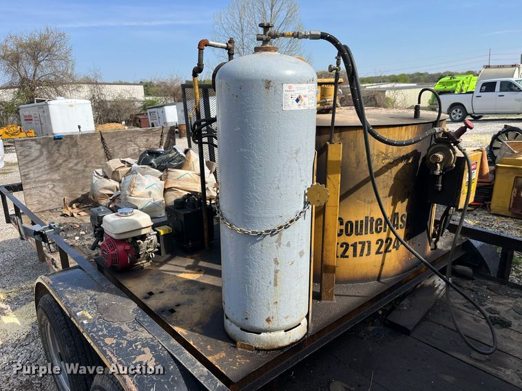 image for item LA9885 2011 SealMaster Crack Pro 100 Skid  crack sealer with 2011 Heartland trailer