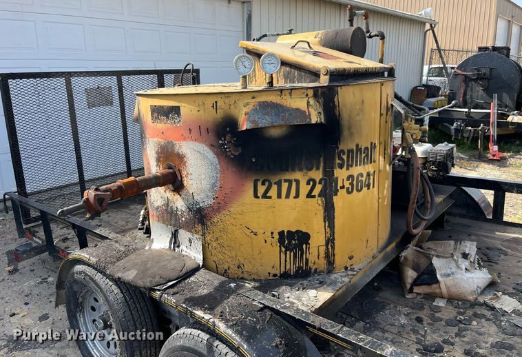 image for item LA9885 2011 SealMaster Crack Pro 100 Skid  crack sealer with 2011 Heartland trailer