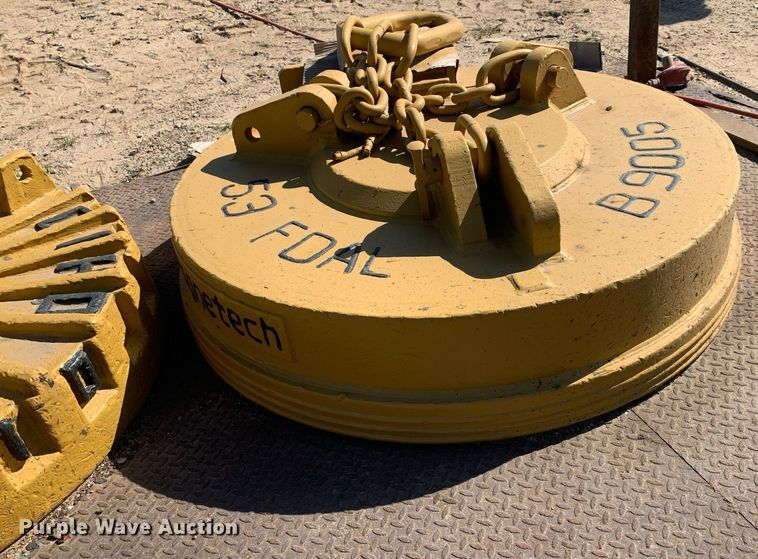 image for item LH9541 Magnetech B9005  excavator magnet