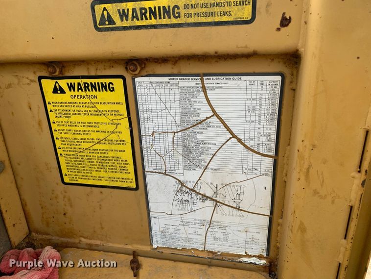 image for item LI9244 1984 Fiat-Allis 65-B  rigid frame motor grader