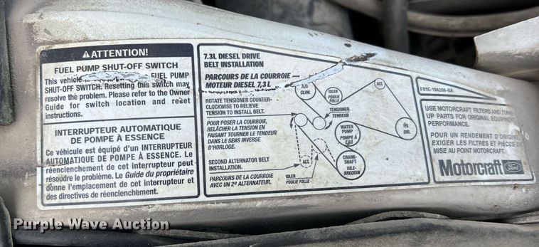 image for item LI9576 2001 Ford F550 Super Duty XL  utility / service truck