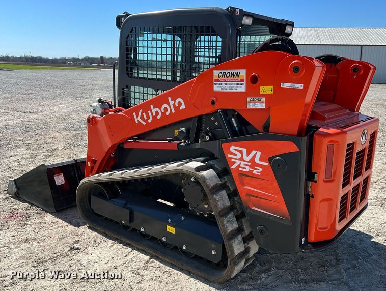 image for item LI9596 2022 Kubota SVL75-2  tracked skid steer loader